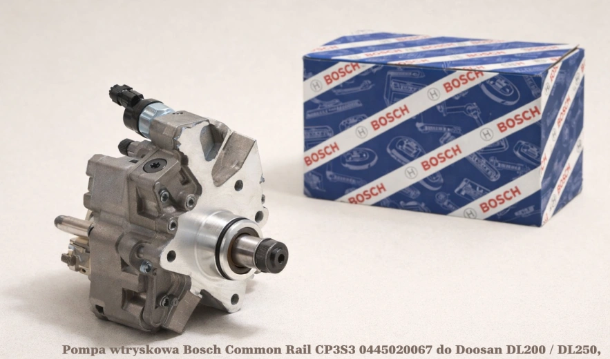 Pompa wtryskowa Bosch Common Rail CP3S3 0445020067 do Doosan DL200 / DL250, 5.9 DL06 / DL06K - nowa, regeneracja, cena