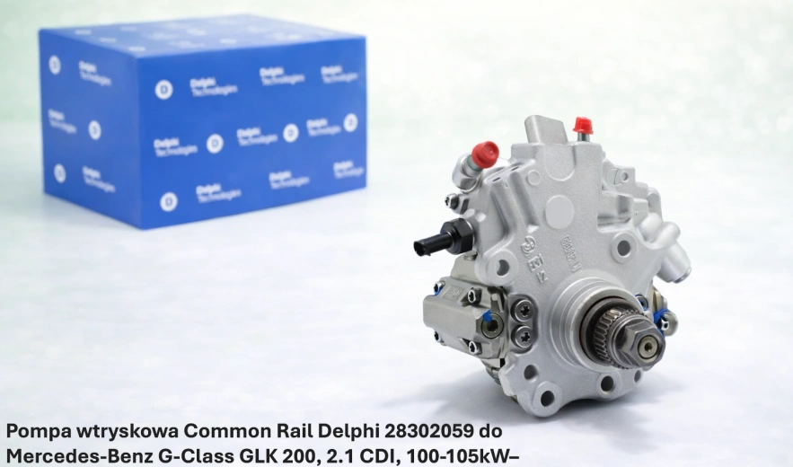 Pompa wtryskowa Common Rail Delphi 28302059 do Mercedes-Benz G-Class GLK 200, 2.1 CDI, 100-105kW– nowa, regeneracja