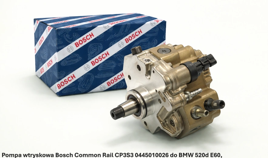 Pompa wtryskowa Bosch Common Rail CP3S3 0445010026 do BMW 520d E60, 2.0 D - nowa, regeneracja, cena