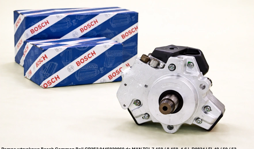 Pompa wtryskowa Bosch Common Rail CP3S3 0445020060 do MAN TGL 7.150 / 8.150, 4.6 l, D0834 LFL 40 / 50 / 53 - nowa, regeneracja, cena