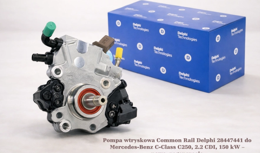 Pompa wtryskowa Common Rail Delphi 28447441 do Mercedes-Benz C-Class C250, 2.2 CDI, 150 kW – nowa, regeneracja