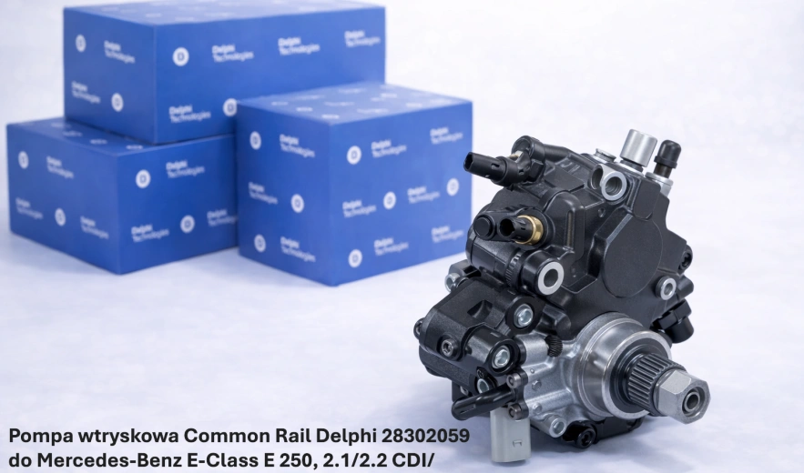 Pompa wtryskowa Common Rail Delphi 28302059 do Mercedes-Benz E-Class E 250, 2.1/2.2 CDI/BlueTEC/d, 150kW– nowa, regeneracja