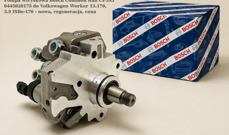 Pompa wtryskowa Bosch Common Rail CP3S3 0445020175 do Volkswagen Worker 13.170, 3.9 ISBe-170 - nowa, regeneracja, cena