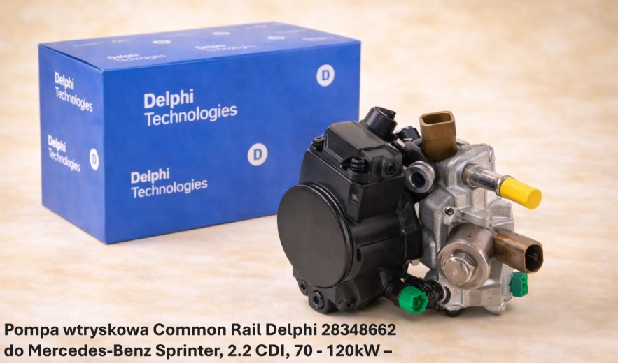 Pompa wtryskowa Common Rail Delphi 28348662 do Mercedes-Benz Sprinter, 2.2 CDI, 70 - 120kW – nowa, regeneracja
