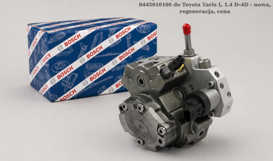 Pompa wtryskowa Bosch Common Rail CP3S3 0445010106 do Toyota Yaris I, 1.4 D-4D - nowa, regeneracja, cena