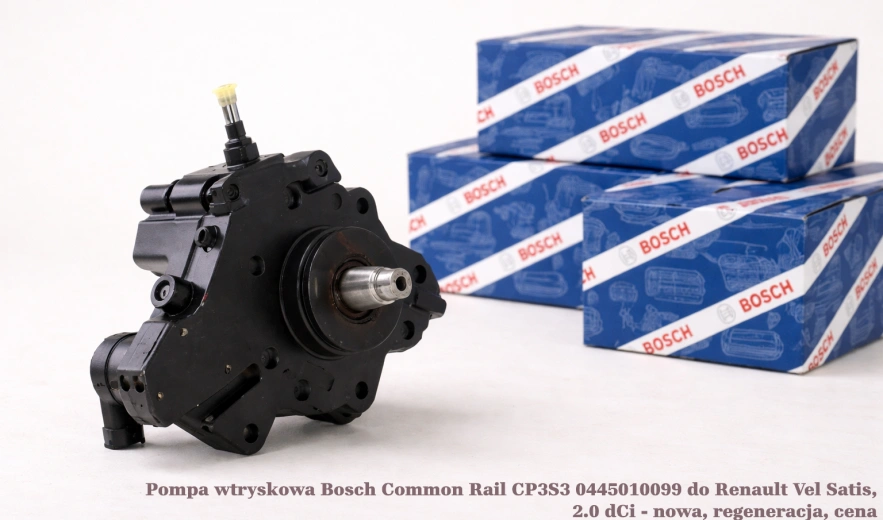 Pompa wtryskowa Bosch Common Rail CP3S3 0445010099 do Renault Vel Satis, 2.0 dCi - nowa, regeneracja, cena