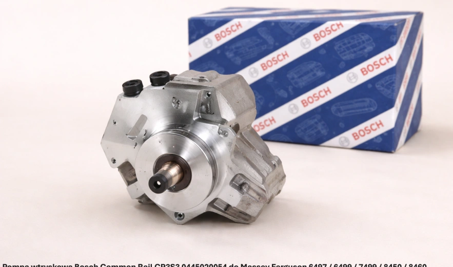 Pompa wtryskowa Bosch Common Rail CP3S3 0445020054 do Massey Ferguson 6497 / 6499 / 7499 / 8450 / 8460, 7.4 l, 74 CTA - nowa, regeneracja, cena
