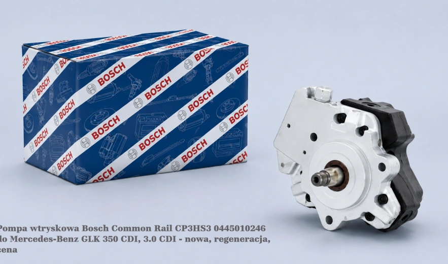 Pompa wtryskowa Bosch Common Rail CP3HS3 0445010246 do Mercedes-Benz GLK 350 CDI, 3.0 CDI - nowa, regeneracja, cena