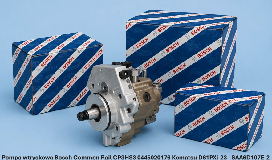 Pompa wtryskowa Bosch Common Rail CP3HS3 0445020176 Komatsu D61PXi-23 - SAA6D107E-2 - nowa, regeneracja, cena