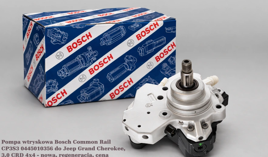 Pompa wtryskowa Bosch Common Rail CP3S3 0445010356 do Jeep Grand Cherokee, 3.0 CRD 4x4 - nowa, regeneracja, cena