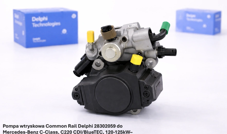 Pompa wtryskowa Common Rail Delphi 28302059 do Mercedes-Benz C-Class, C220 CDI/BlueTEC, 120-125kW– nowa, regeneracja