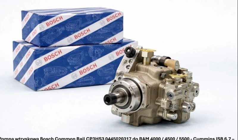 Pompa wtryskowa Bosch Common Rail CP3HS3 0445020317 do RAM 4000 / 4500 / 5500 - Cummins ISB 6.7– nowa, regeneracja, cena