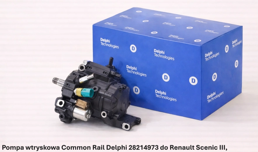 Pompa wtryskowa Common Rail Delphi 28214973 do Renault Scenic III, 78kW– nowa, regeneracja