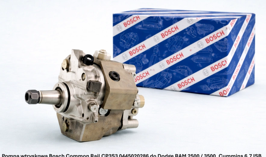 Pompa wtryskowa Bosch Common Rail CP3S3 0445020286 do Dodge RAM 2500 / 3500, Cummins 6.7 ISB, 6.7 l- nowa, regeneracja, cena