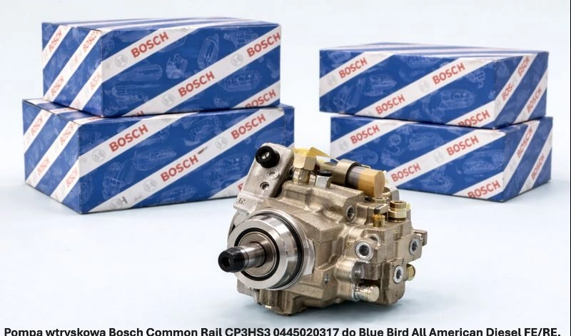 Pompa wtryskowa Bosch Common Rail CP3HS3 0445020317 do Blue Bird All American Diesel FE/RE - Cummins B6.7– nowa, regeneracja, cena