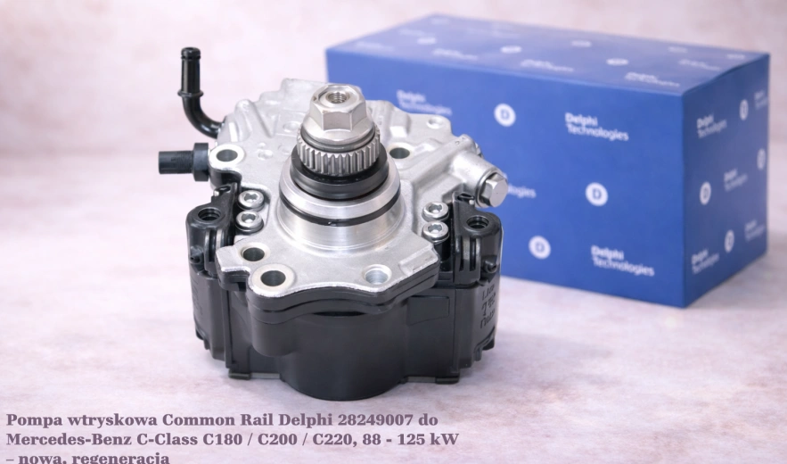 Pompa wtryskowa Common Rail Delphi 28249007 do Mercedes-Benz C-Class C180 / C200 / C220, 88 - 125 kW – nowa, regeneracja