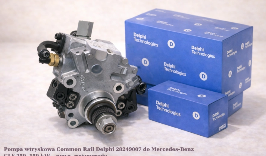 Pompa wtryskowa Common Rail Delphi 28249007 do Mercedes-Benz GLE 250, 150 kW – nowa, regeneracja