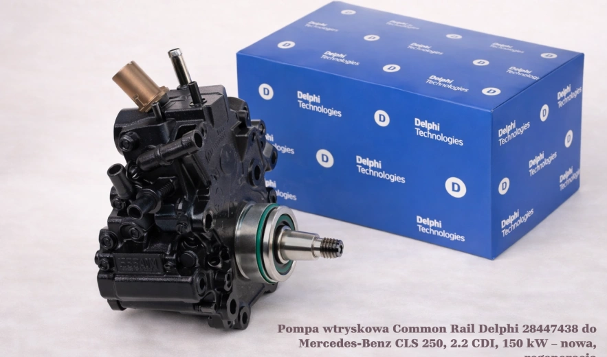 Pompa wtryskowa Common Rail Delphi 28447438 do Mercedes-Benz CLS 250, 2.2 CDI, 150 kW – nowa, regeneracja