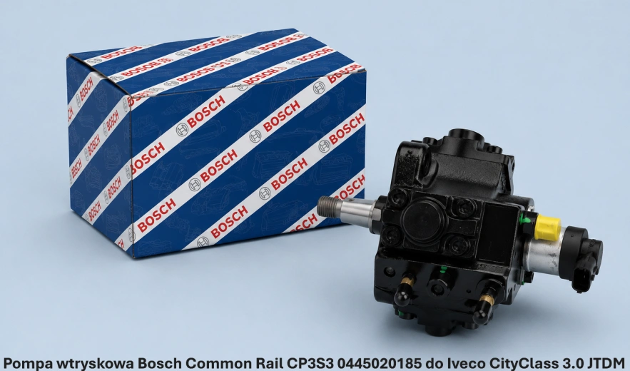 Pompa wtryskowa Bosch Common Rail CP3S3 0445020185 do Iveco CityClass 3.0 JTDM - nowa, regeneracja, cena