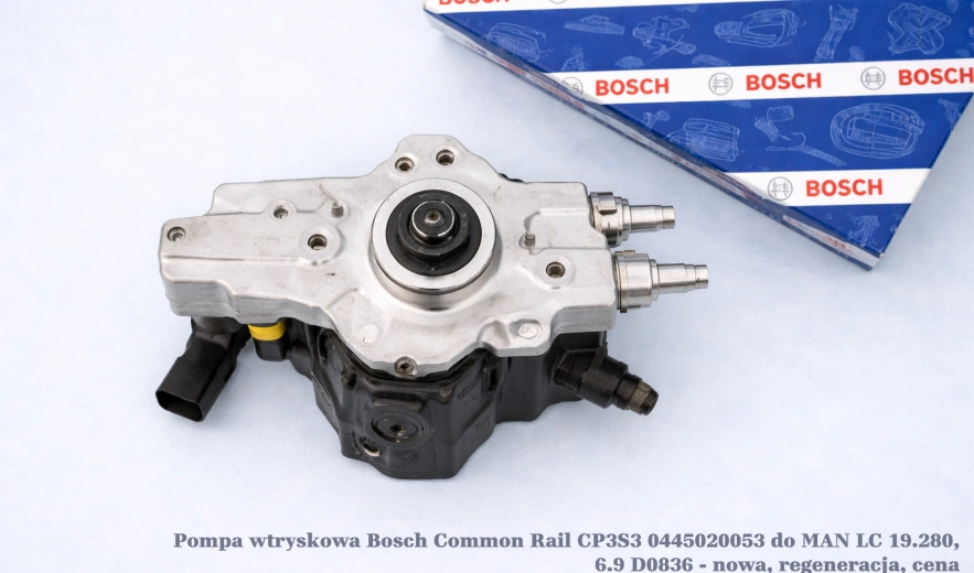 Pompa wtryskowa Bosch Common Rail CP3S3 0445020053 do MAN LC 19.280, 6.9 D0836 - nowa, regeneracja, cena