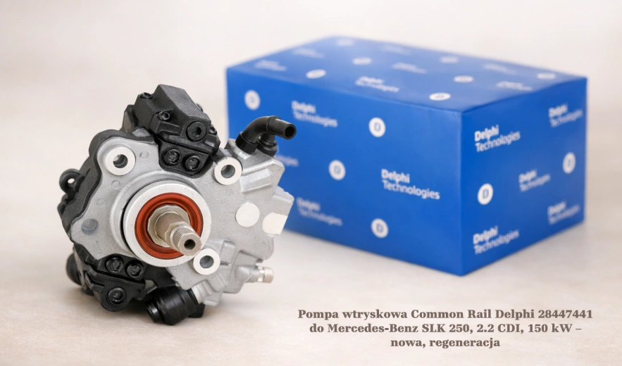 Pompa wtryskowa Common Rail Delphi 28447441 do Mercedes-Benz SLK 250, 2.2 CDI, 150 kW – nowa, regeneracja