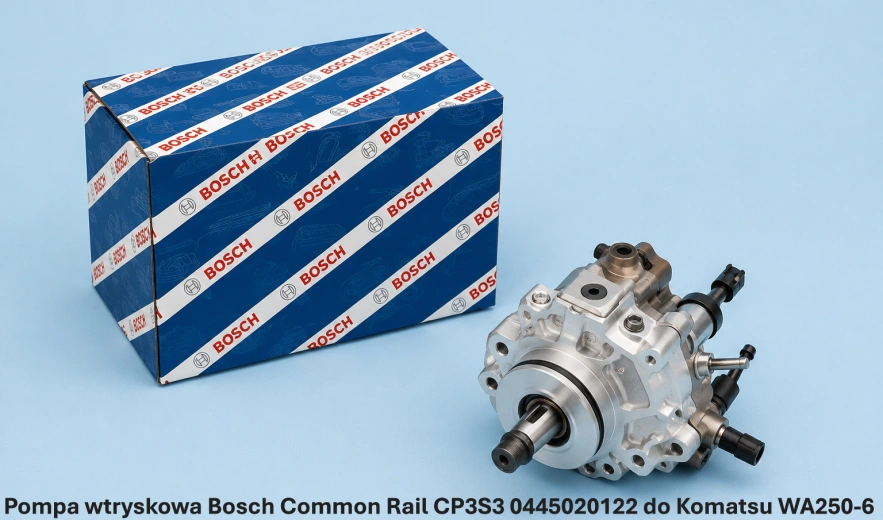 Pompa wtryskowa Bosch Common Rail CP3S3 0445020122 do Komatsu WA250-6 - 6.69 l - nowa, regeneracja, cena