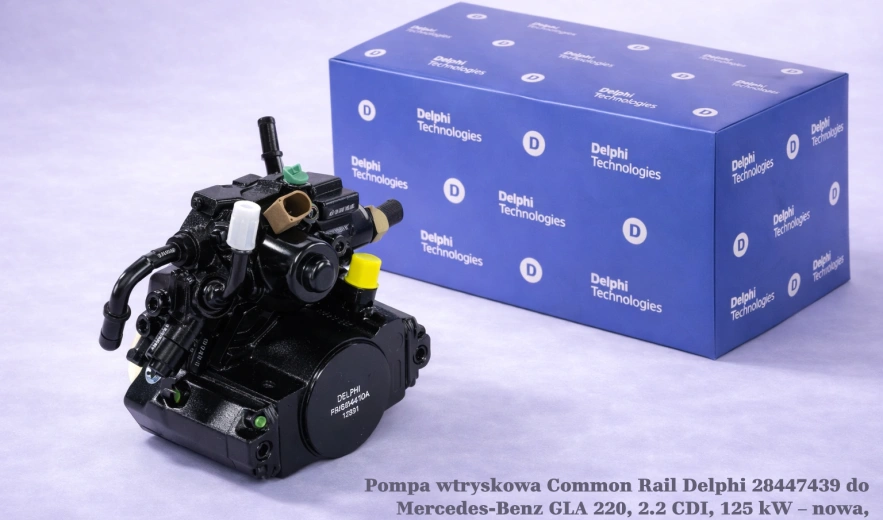 Pompa wtryskowa Common Rail Delphi 28447439 do Mercedes-Benz GLA 220, 2.2 CDI, 125 kW – nowa, regeneracja