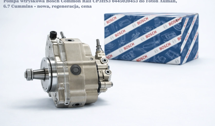 Pompa wtryskowa Bosch Common Rail CP3HS3 0445020453 do Foton Auman, 6.7 Cummins - nowa, regeneracja, cena