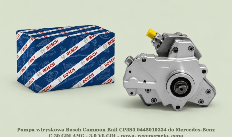 Pompa wtryskowa Bosch Common Rail CP3S3 0445010334 do Mercedes-Benz C 30 CDI AMG , 3.0 V6 CDI - nowa, regeneracja, cena