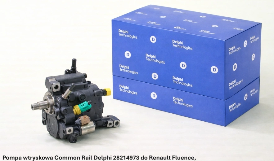 Pompa wtryskowa Common Rail Delphi 28214973 do Renault Fluence, 66kW– nowa, regeneracja