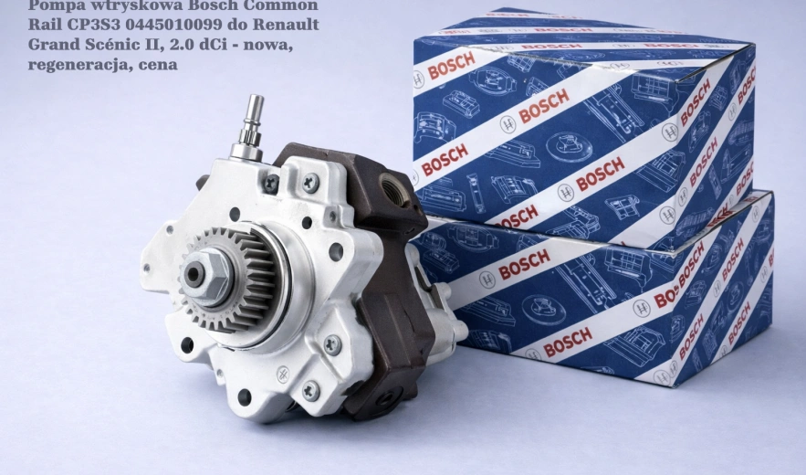 Pompa wtryskowa Bosch Common Rail CP3S3 0445010099 do Renault Grand Scénic II, 2.0 dCi - nowa, regeneracja, cena