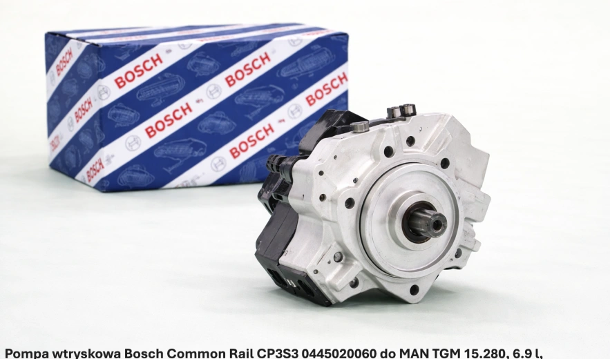 Pompa wtryskowa Bosch Common Rail CP3S3 0445020060 do MAN TGM 15.280, 6.9 l, D0836 LFL 41 / 51 / 54 - nowa, regeneracja, cena
