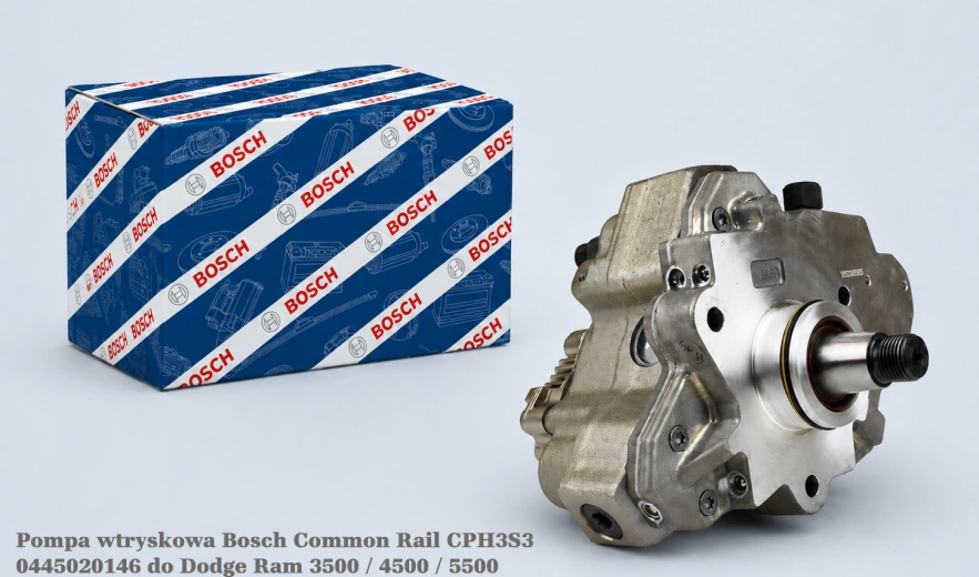 Pompa wtryskowa Bosch Common Rail CPH3S3 0445020146 do Dodge Ram 3500 / 4500 / 5500 Chassis Cab, 6.7 Cummins - nowa, regeneracja, cena
