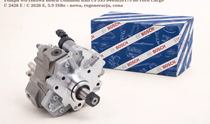 Pompa wtryskowa Bosch Common Rail CP3S3 0445020175 do Ford Cargo C 2428 E / C 2628 E, 5.9 ISBe - nowa, regeneracja, cena