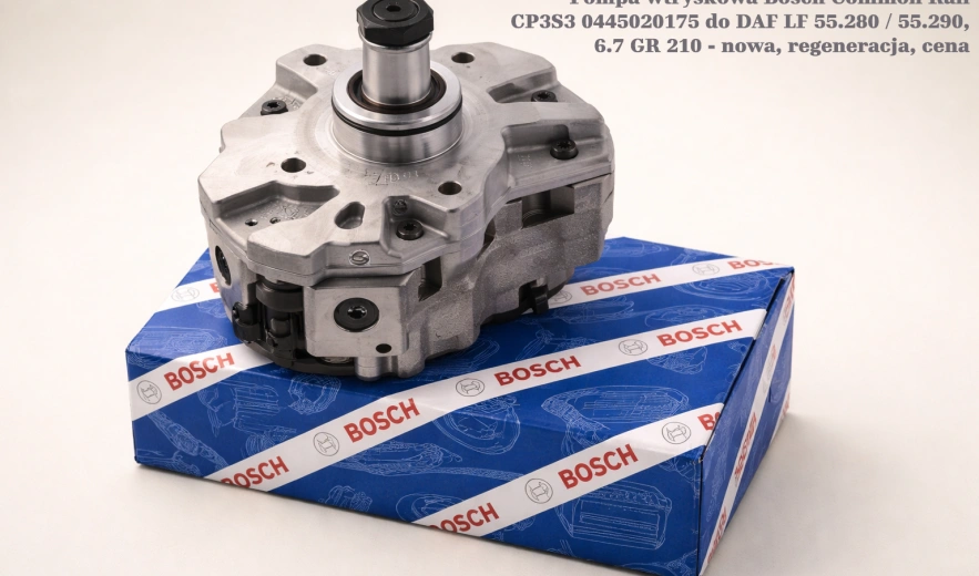 Pompa wtryskowa Bosch Common Rail CP3S3 0445020175 do DAF LF 55.280 / 55.290, 6.7 GR 210 - nowa, regeneracja, cena