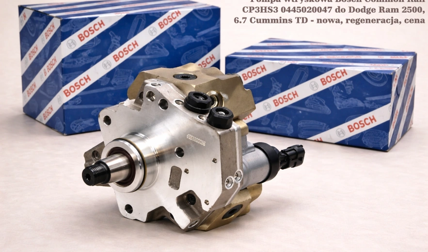 Pompa wtryskowa Bosch Common Rail CP3HS3 0445020047 do Dodge Ram 2500, 6.7 Cummins TD - nowa, regeneracja, cena