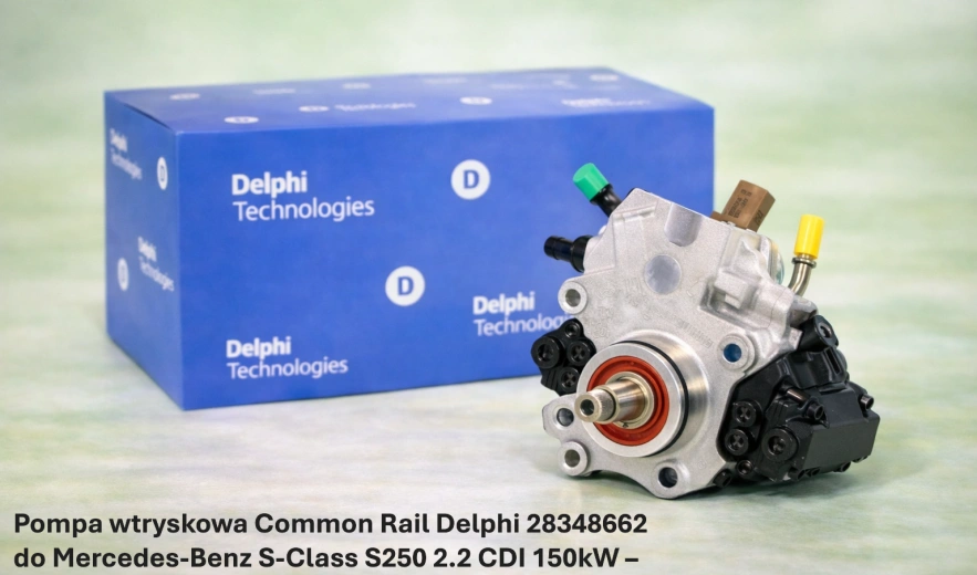 Pompa wtryskowa Common Rail Delphi 28348662 do Mercedes-Benz S-Class S250 2.2 CDI 150kW – nowa, regeneracja