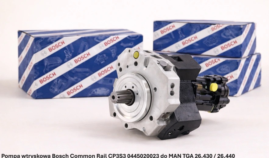 Pompa wtryskowa Bosch Common Rail CP3S3 0445020023 do MAN TGA 26.430 / 26.440 – D2066 LF01/LF11 - nowa, regeneracja, cena
