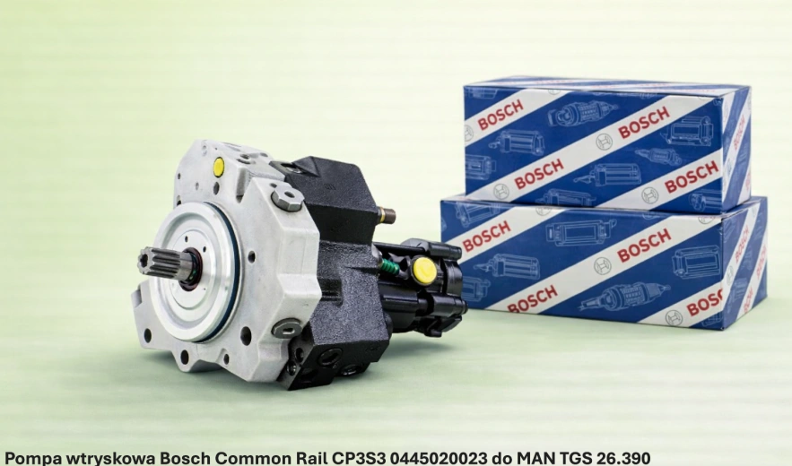 Pompa wtryskowa Bosch Common Rail CP3S3 0445020023 do MAN TGS 26.390 – D2066 – LF02 - nowa, regeneracja, cena
