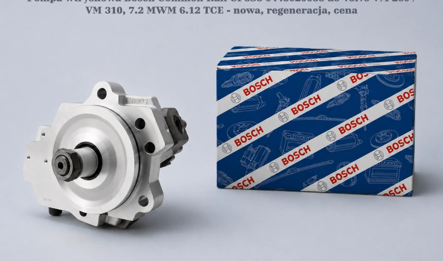 Pompa wtryskowa Bosch Common Rail CP3S3 0445020033 do Volvo VM 260 / VM 310, 7.2 MWM 6.12 TCE - nowa, regeneracja, cena