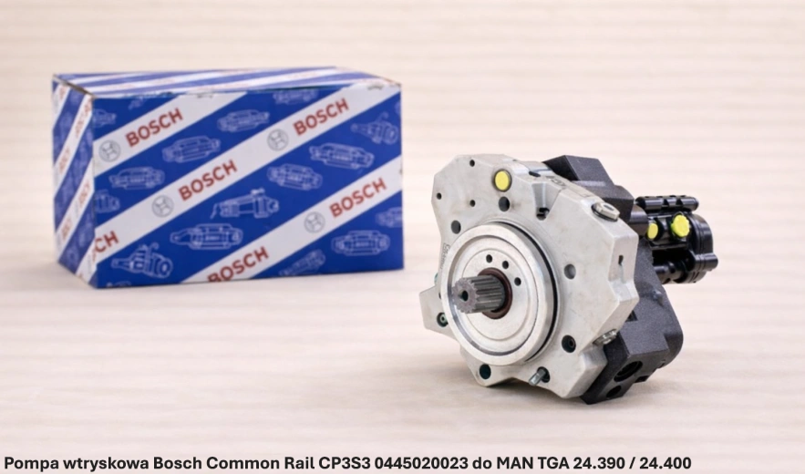 Pompa wtryskowa Bosch Common Rail CP3S3 0445020023 do MAN TGA 24.390 / 24.400 – D2066 LF02/LF12 - nowa, regeneracja, cena