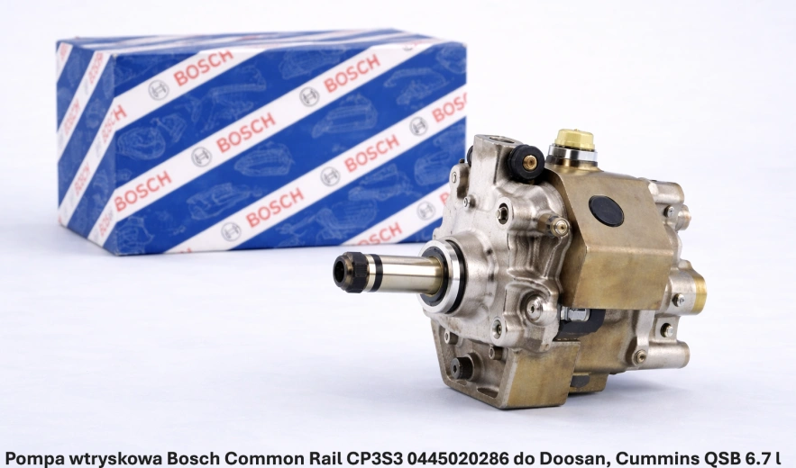 Pompa wtryskowa Bosch Common Rail CP3S3 0445020286 do Doosan, Cummins QSB 6.7 l - nowa, regeneracja, cena