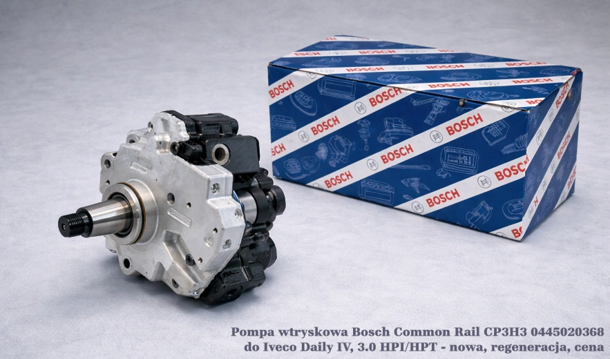 Pompa wtryskowa Bosch Common Rail CP3H3 0445020368 do Iveco Daily IV, 3.0 HPI/HPT - nowa, regeneracja, cena