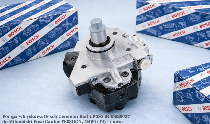 Pompa wtryskowa Bosch Common Rail CP3S3 0445020027 do Mitsubishi Fuso Canter FE83DGN, 4M50 (T4) - nowa, regeneracja, cena