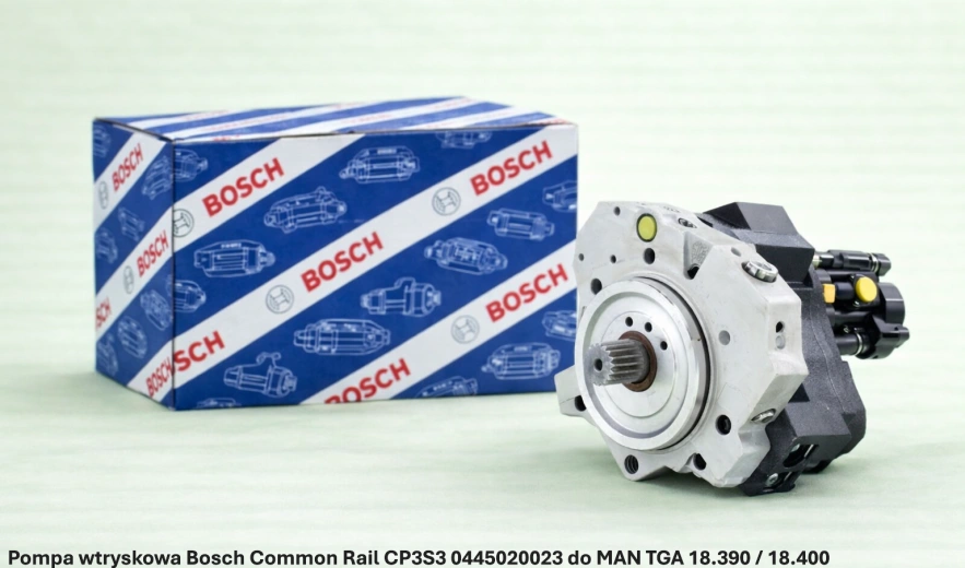 Pompa wtryskowa Bosch Common Rail CP3S3 0445020023 do MAN TGA 18.390 / 18.400 – D2066 LF02/LF12 - nowa, regeneracja, cena