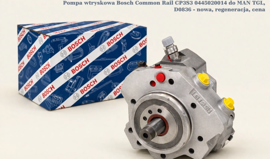 Pompa wtryskowa Bosch Common Rail CP3S3 0445020014 do MAN TGL, D0836 - nowa, regeneracja, cena
