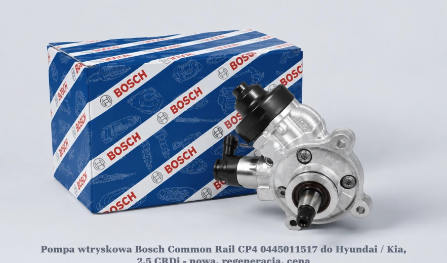 Pompa wtryskowa Bosch Common Rail CP4 0445011517 do Hyundai / Kia, 2.5 CRDi - nowa, regeneracja, cena