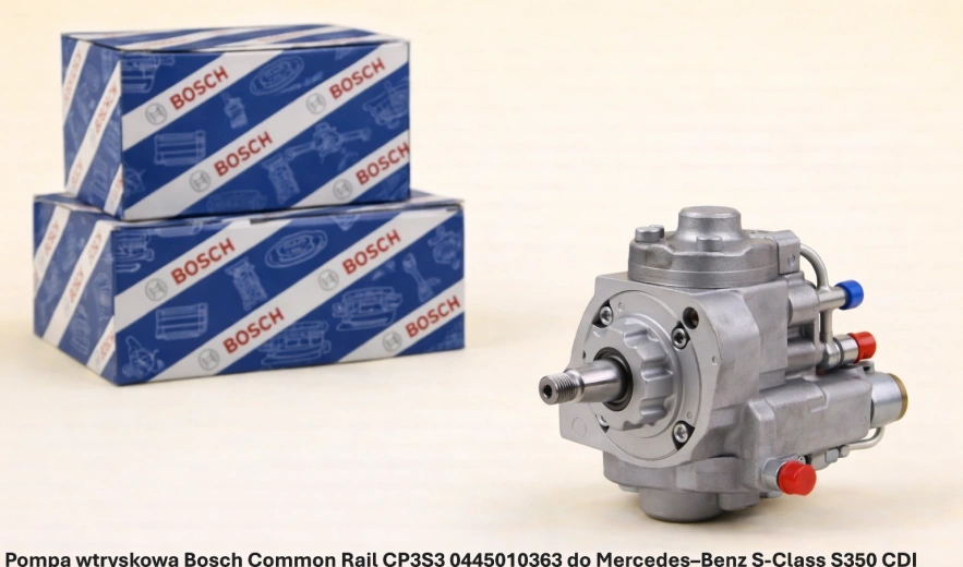 Pompa wtryskowa Bosch Common Rail CP3S3 0445010363 do Mercedes–Benz S-Class S350 CDI – 3.0 V6 - nowa, regeneracja, cena