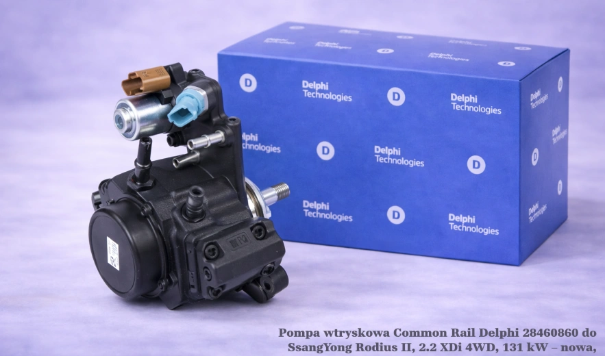 Pompa wtryskowa Common Rail Delphi 28460860 do SsangYong Rodius II, 2.2 XDi, 131 kW – nowa, regeneracja
