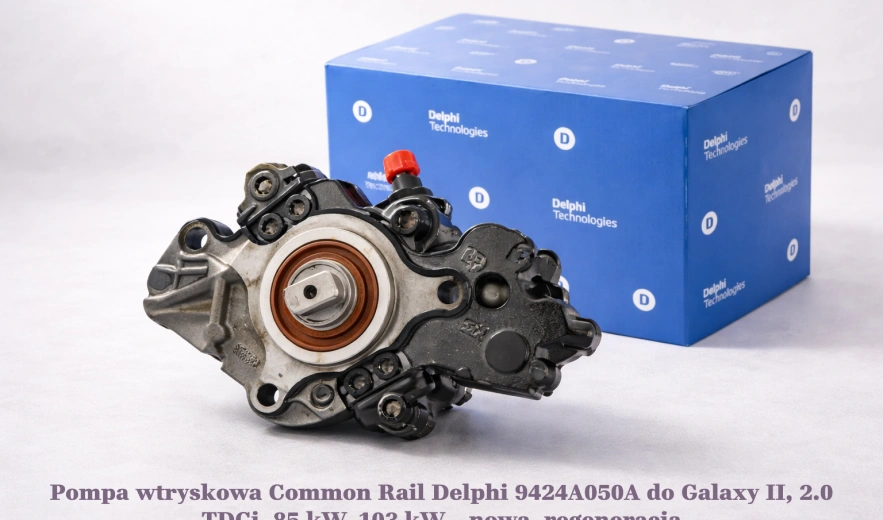 Pompa wtryskowa Common Rail Delphi 9424A050A do Galaxy II, 2.0 TDCi, 85 kW, 103 kW – nowa, regeneracja